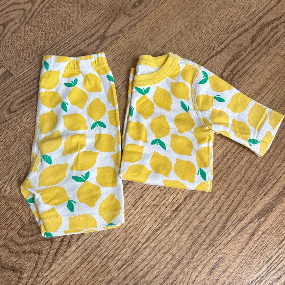 Hannah Anderson Lemon Stand Short John Pajamas 8